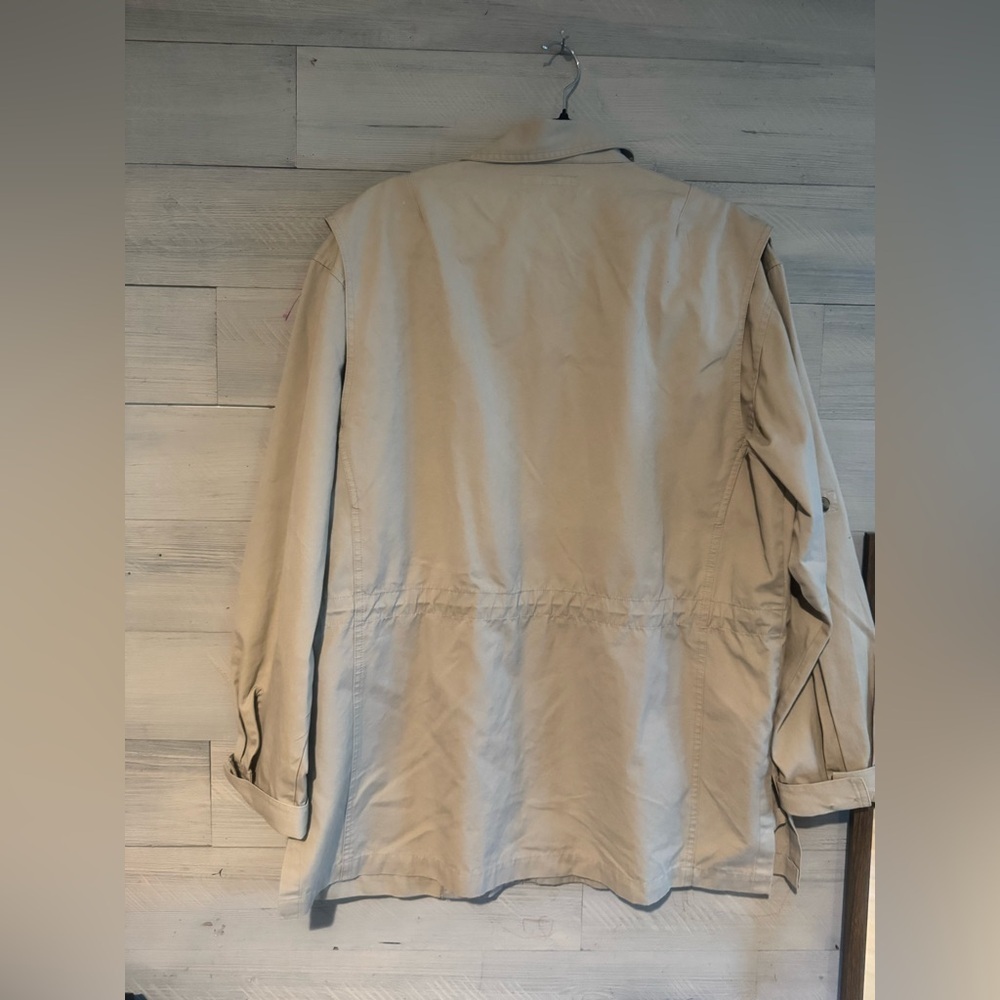 TravelSmith Khaki Military Jacket - Picture 12 of 16